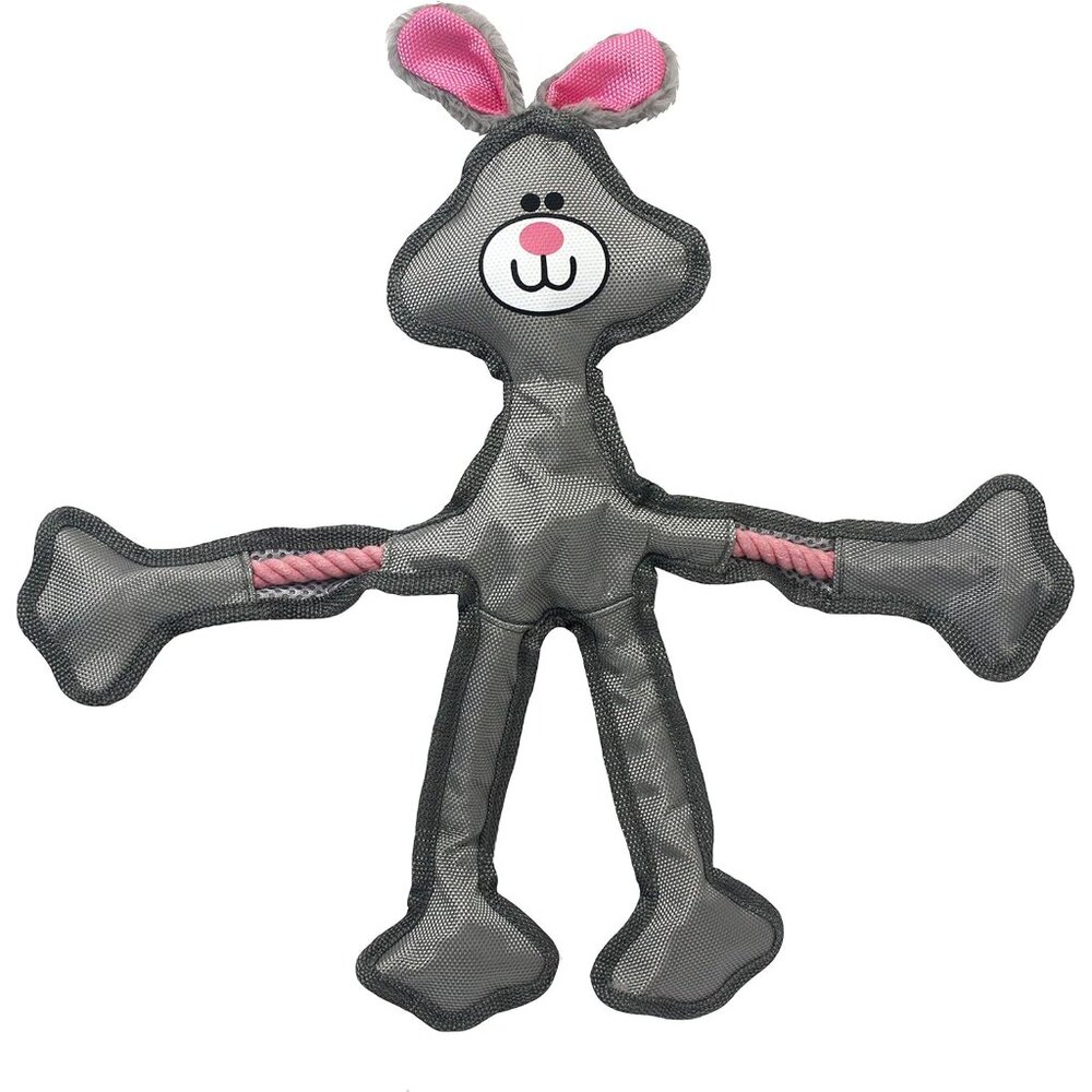 Skele-Ropes Animals Toy, Rabbit, 15", White